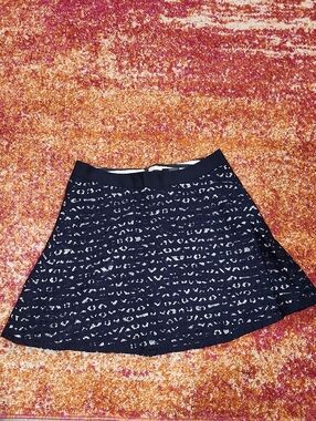 Like NEW! The Limited Women's Lace Sailor Stripe And Lace Circle Skirt